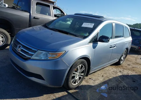 2012 Honda Odyssey Ex-L from USA, damaged, VIN 5FNRL5H61CB137054